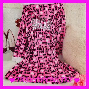 💗👙 Em & Alfie "DREAM" Pink animal print & sequin robe 👙💗 NWT